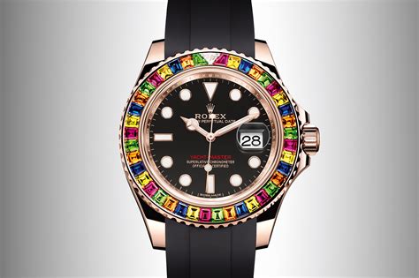 rolex yacht-master 40 with multi-color gem-set bezel price|Rolex Yacht-Master 40 18 ct.